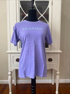 Seaside Short Sleeve Tee in Light Purple